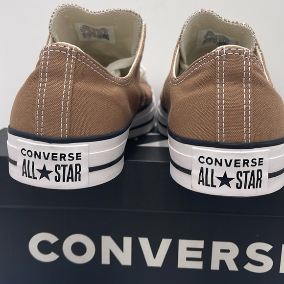 Converse Men’s Brown and White Chuck Taylor All Star Low-Top Sneaker - Hot Tea - Picture 13 of 16